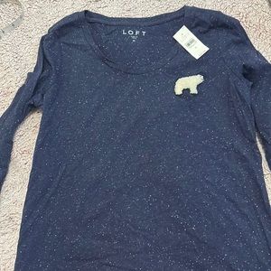 Loft Polar Bear Long Sleeve Thermal Shirt